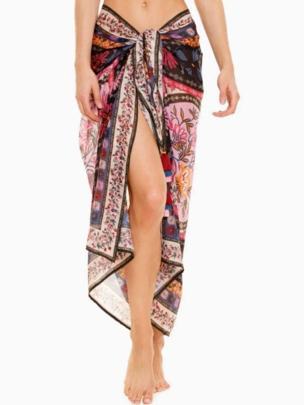 Agua Bendita Marine Aguja Cover-Up Pareo Multicolor One Size